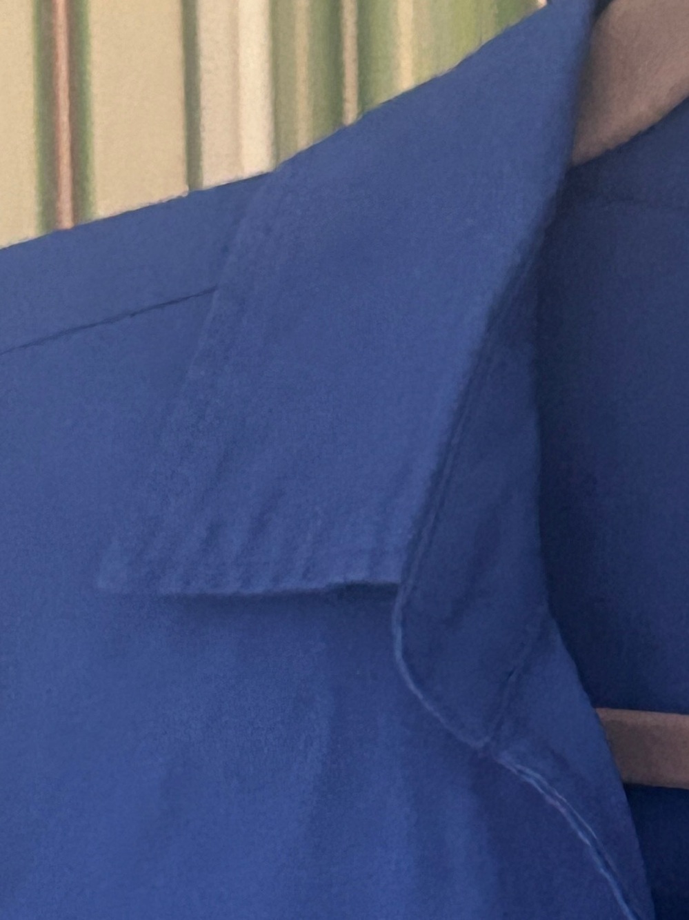 MICHAEL Michael Kors Shirt Dress Cinched Waist Blue Long-Sleeve Zip Front Sporty - Picture 4 of 11